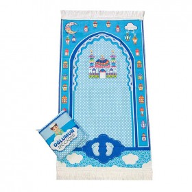 Çantalı Çocuk Seccadesi - Oğlumun Seccadesi